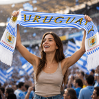 Uruguay World Cup 2026 Fan Scarf National Team Supporter Scarf