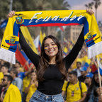 Ecuador World Cup 2026 Fan Scarf National Team Supporter Scarf