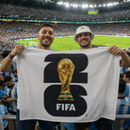 World Cup 2026 Supporter Fan Flag Rectangular Commemorative Banner