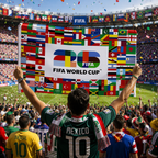 World Cup 2026 All National Flags Fan Flag Rectangle Supporter Flag