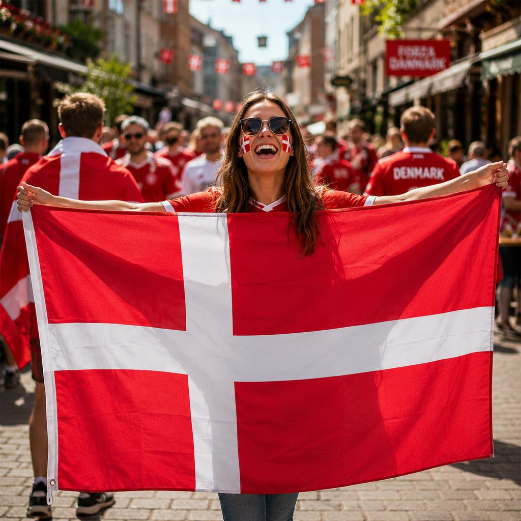 Denmark World Cup 2026 Wearable Body Flag 90x150 cm Fan Flag