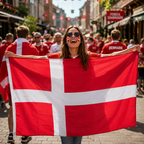 Denmark World Cup 2026 Wearable Body Flag 90x150 cm Fan Flag