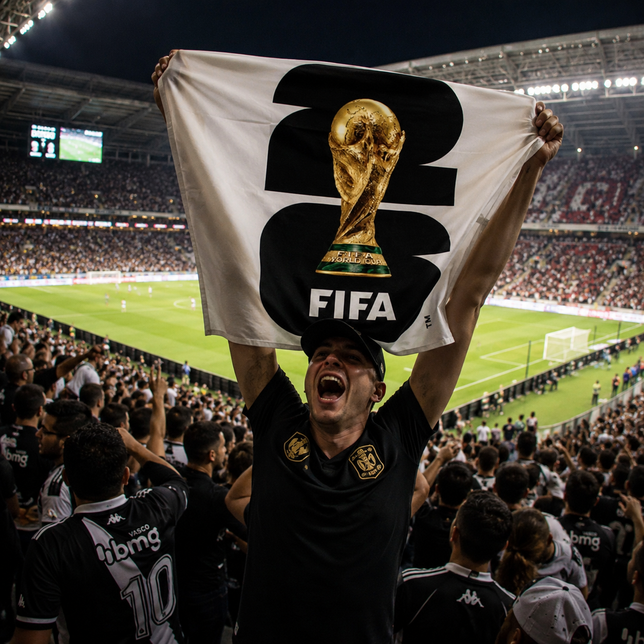 World Cup 2026 Supporter Fan Flag Rectangular Commemorative Banner