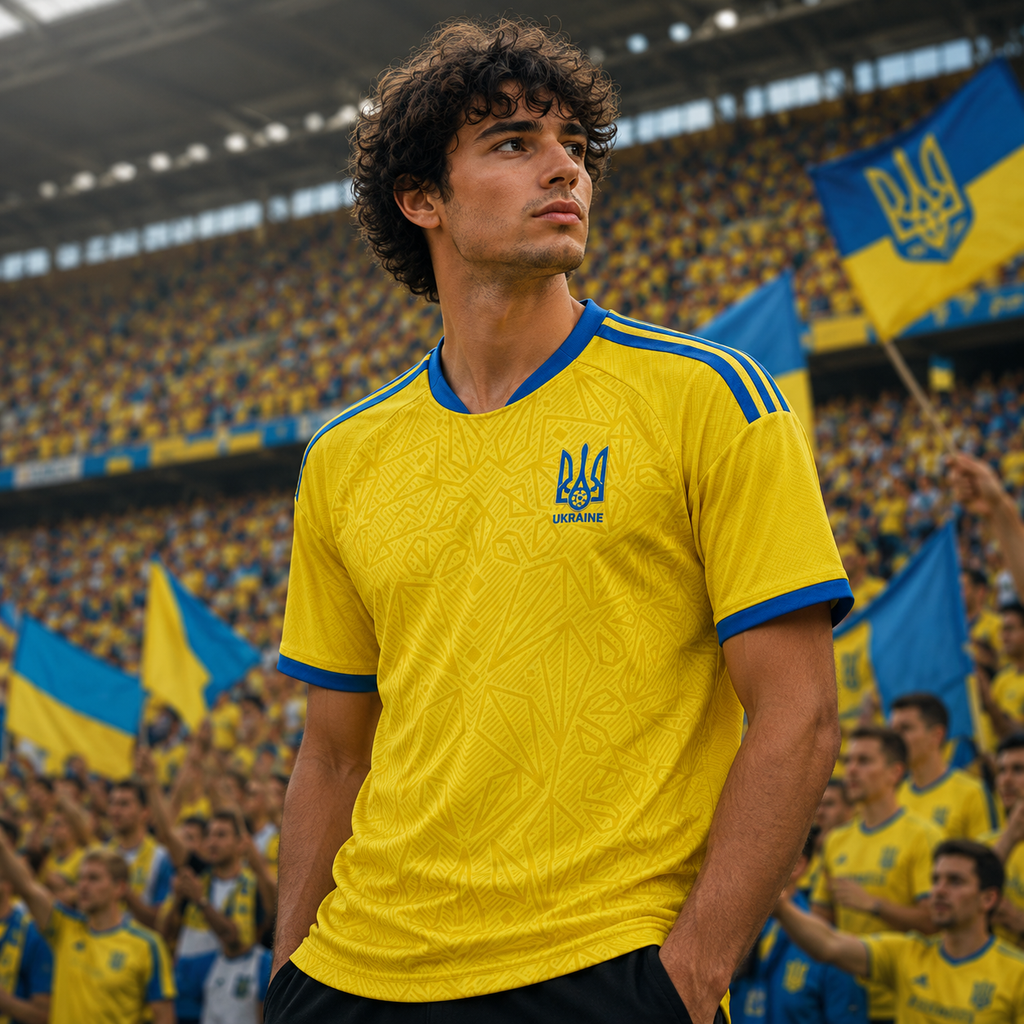 Ukraine World Cup Jersey 2026 Mens Football Jersey