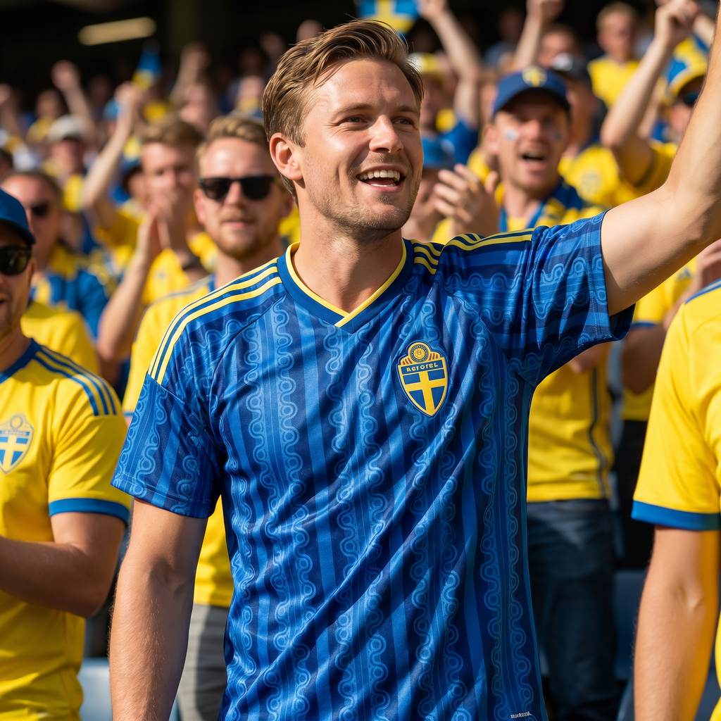 Sweden World Cup Jersey 2026 Mens Football Jersey