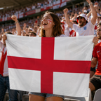 England 2026 World Cup Rectangular Wearable Fan Flag 90x150 cm