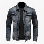 men's slim-fit denim jacket