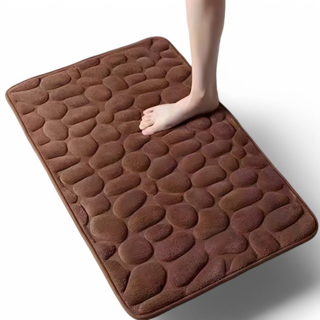 Absorbent Non-Slip Bath Mat for Bathroom and Toilet