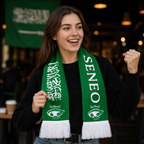 Saudi Arabia 2026 World Cup Football Fan Scarf National Team Supporter Scarf