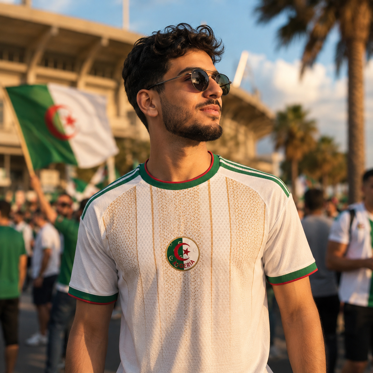 Algeria World Cup Jersey 2026 Mens Football Jersey Fan Shirt