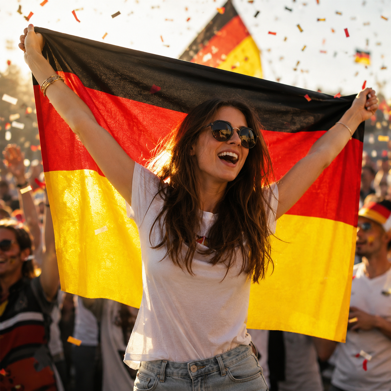 Germany World Cup 2026 Wearable Body Flag 90x150 cm Fan Flag