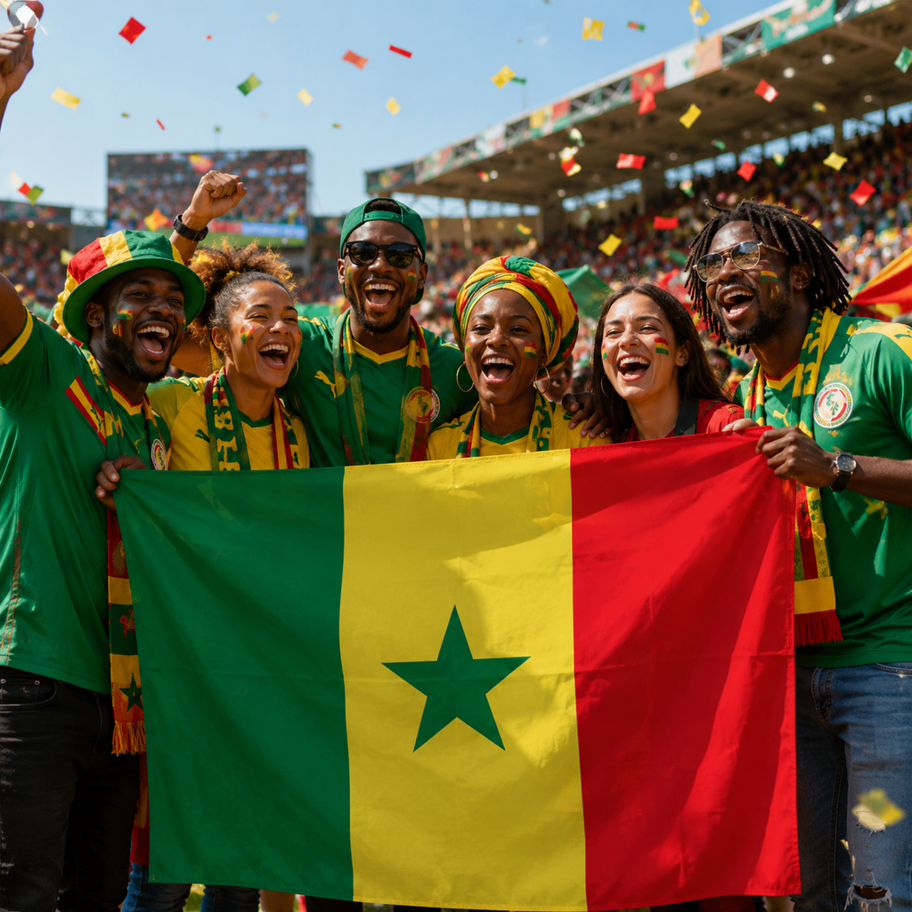 Senegal World Cup 2026 Wearable Body Flag 90x150 cm Fan Flag