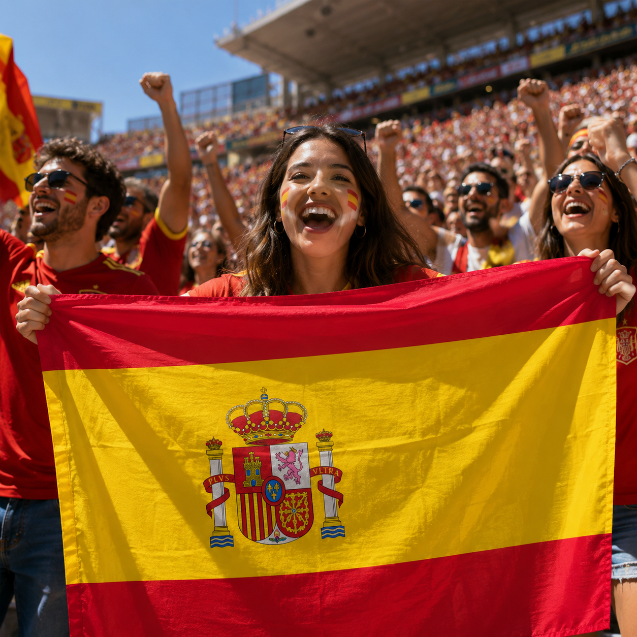 Spain 2026 World Cup Wearable Body Flag 90x150 cm Fan Flag