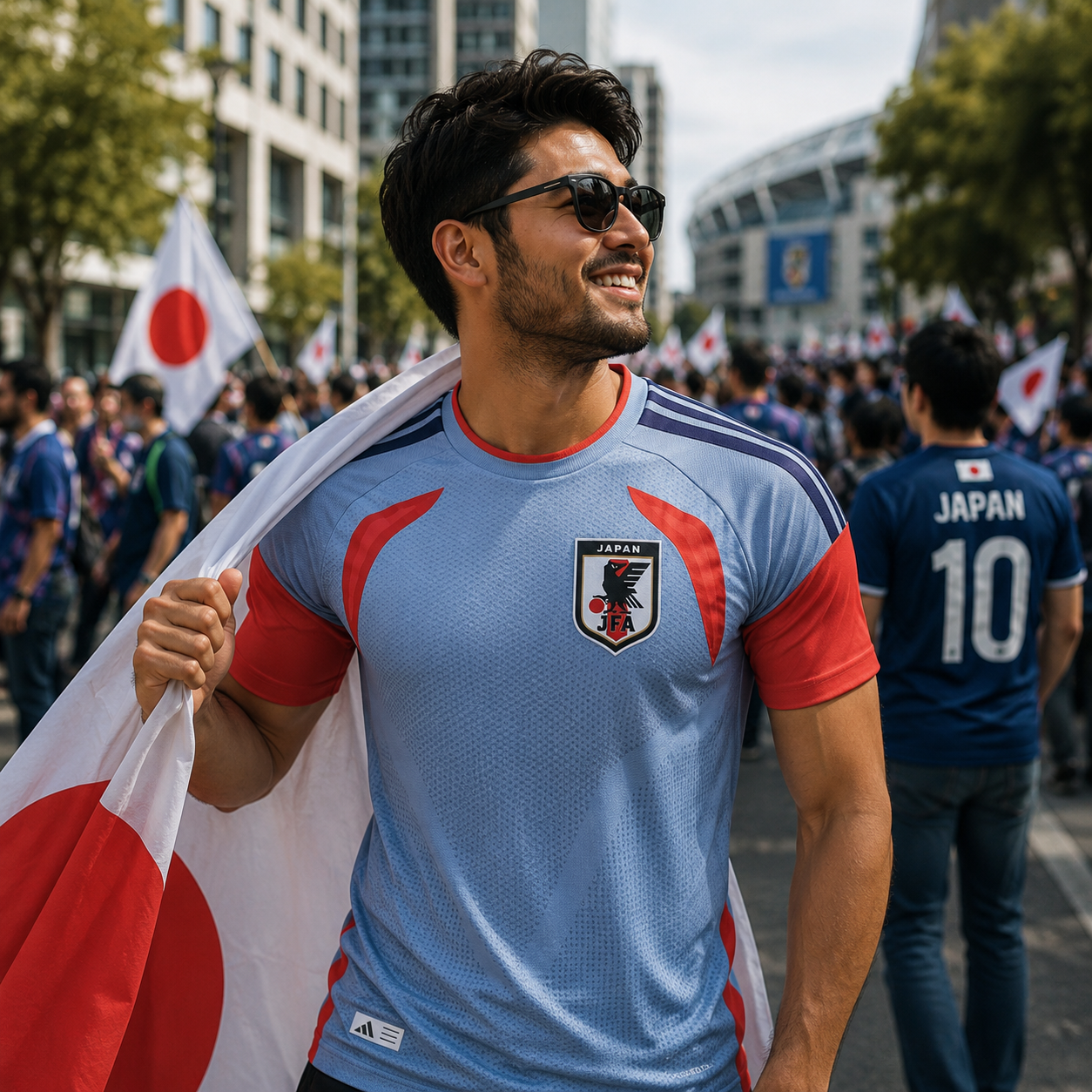 Japan World Cup Jersey 2026 Mens Football Jersey Away Fan Shirt