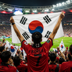 South Korea 2026 World Cup Rectangular National Supporter Fan Flag