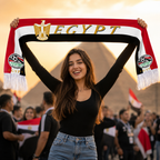Egypt 2026 World Cup Football Fan Scarf National Team Supporter Scarf