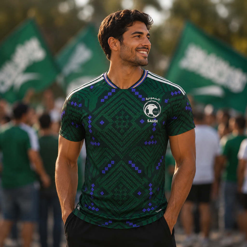 Saudi Arabia World Cup Jersey 2026 Mens Football Jersey Fan Shirt