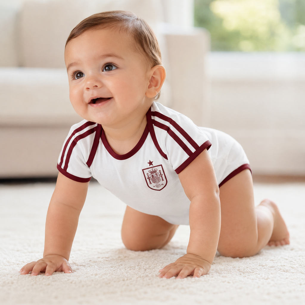 Baby Football Romper Infant Bodysuit Spain 2026 World Cup Home Away