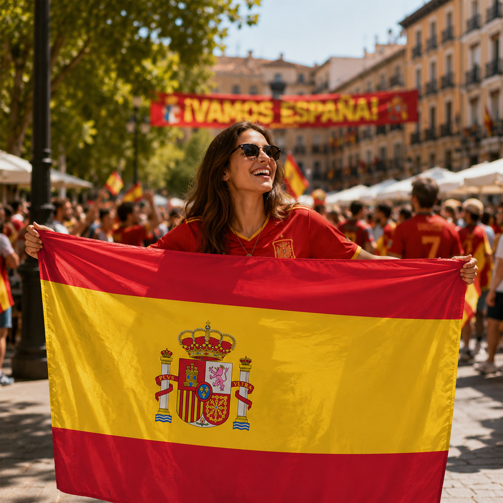 Spain 2026 World Cup Wearable Body Flag 90x150 cm Fan Flag