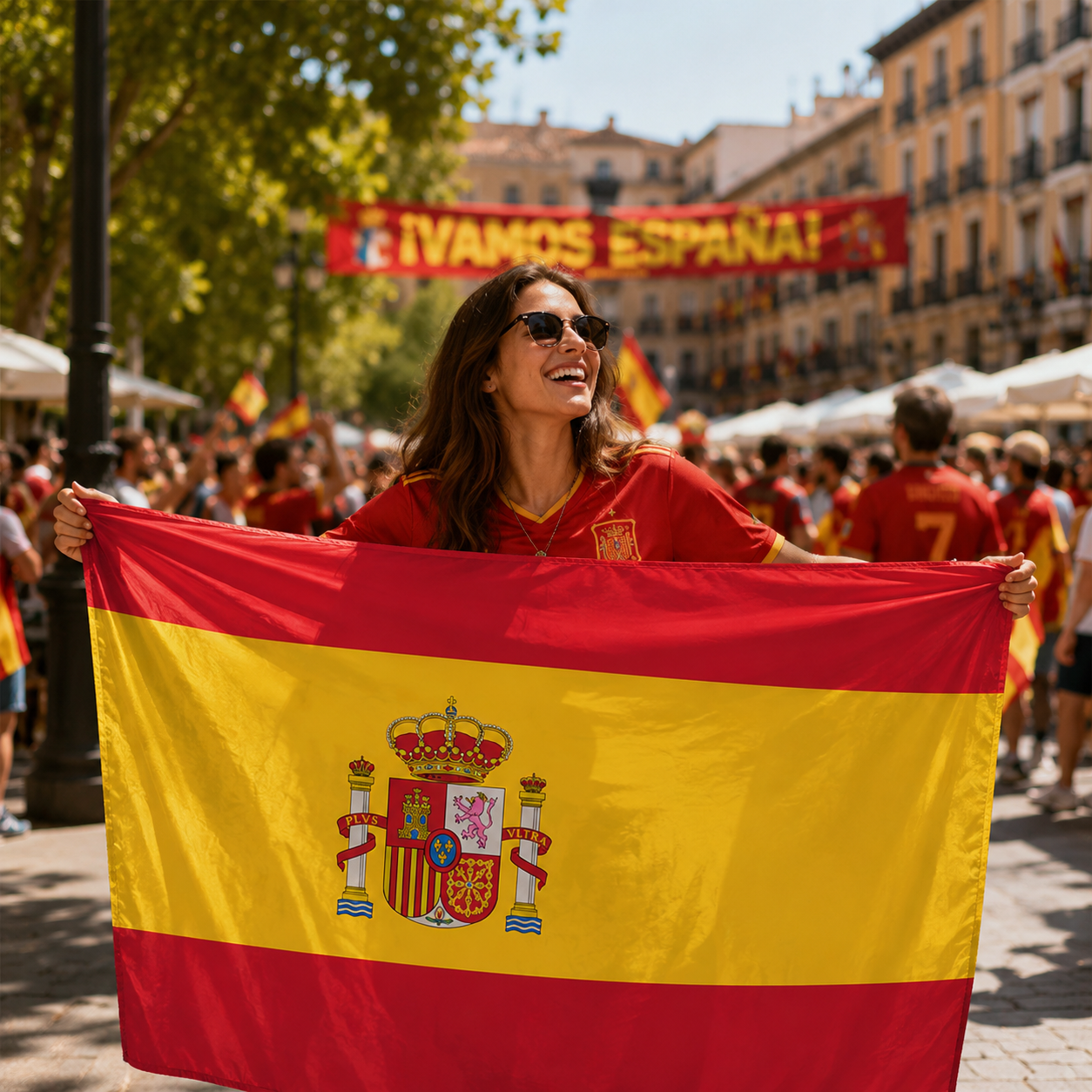 Spain 2026 World Cup Wearable Body Flag 90x150 cm Fan Flag