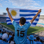 Uruguay 2026 World Cup Rectangular National Supporter Fan Flag