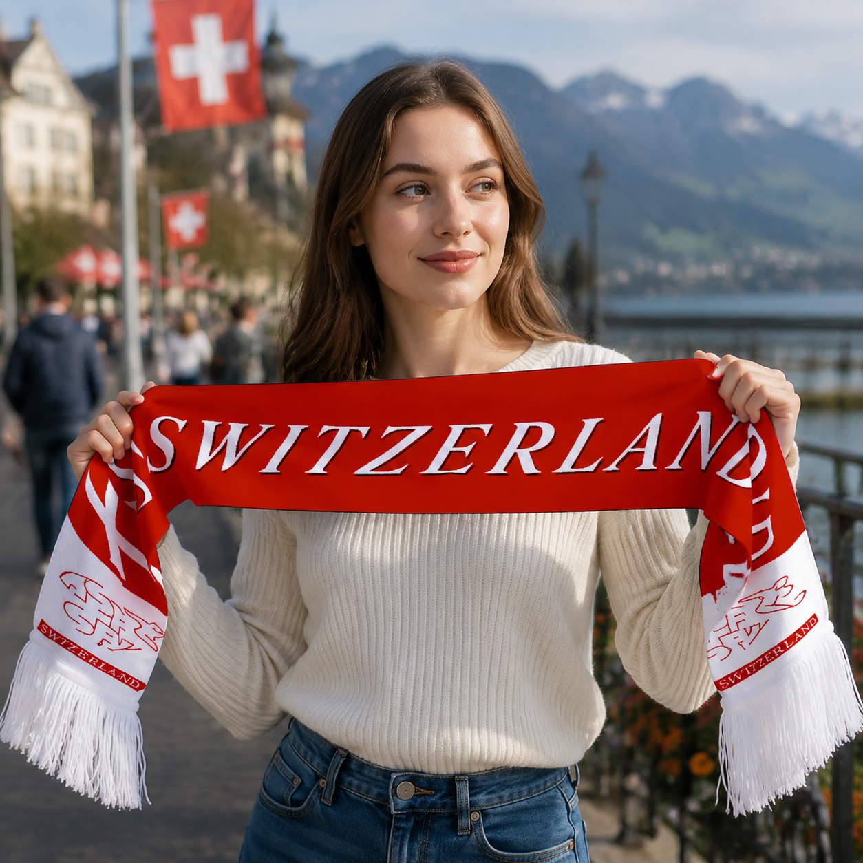 Serbia 2026 World Cup Fan Scarf National Team Supporter Scarf
