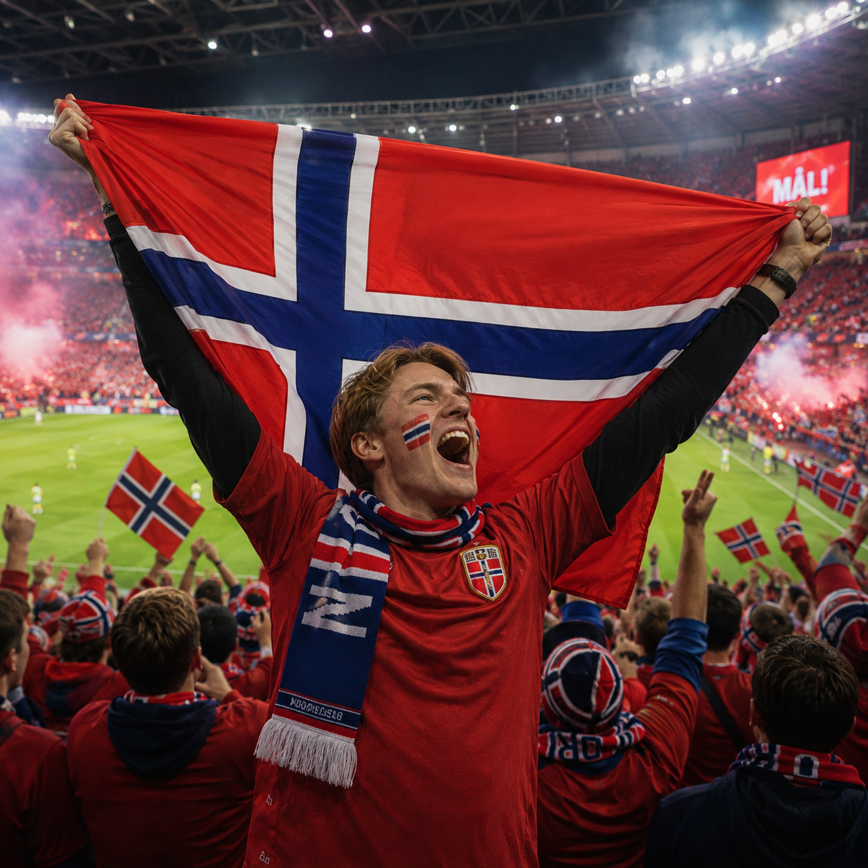 Norway 2026 World Cup National Flag Rectangular Fan Supporter Flag