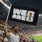 World Cup 2026 Commemorative Rectangular Supporter Fan Flag
