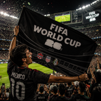 Mexico USA 2026 World Cup Joint Hosts Rectangular Supporter Fan Flag