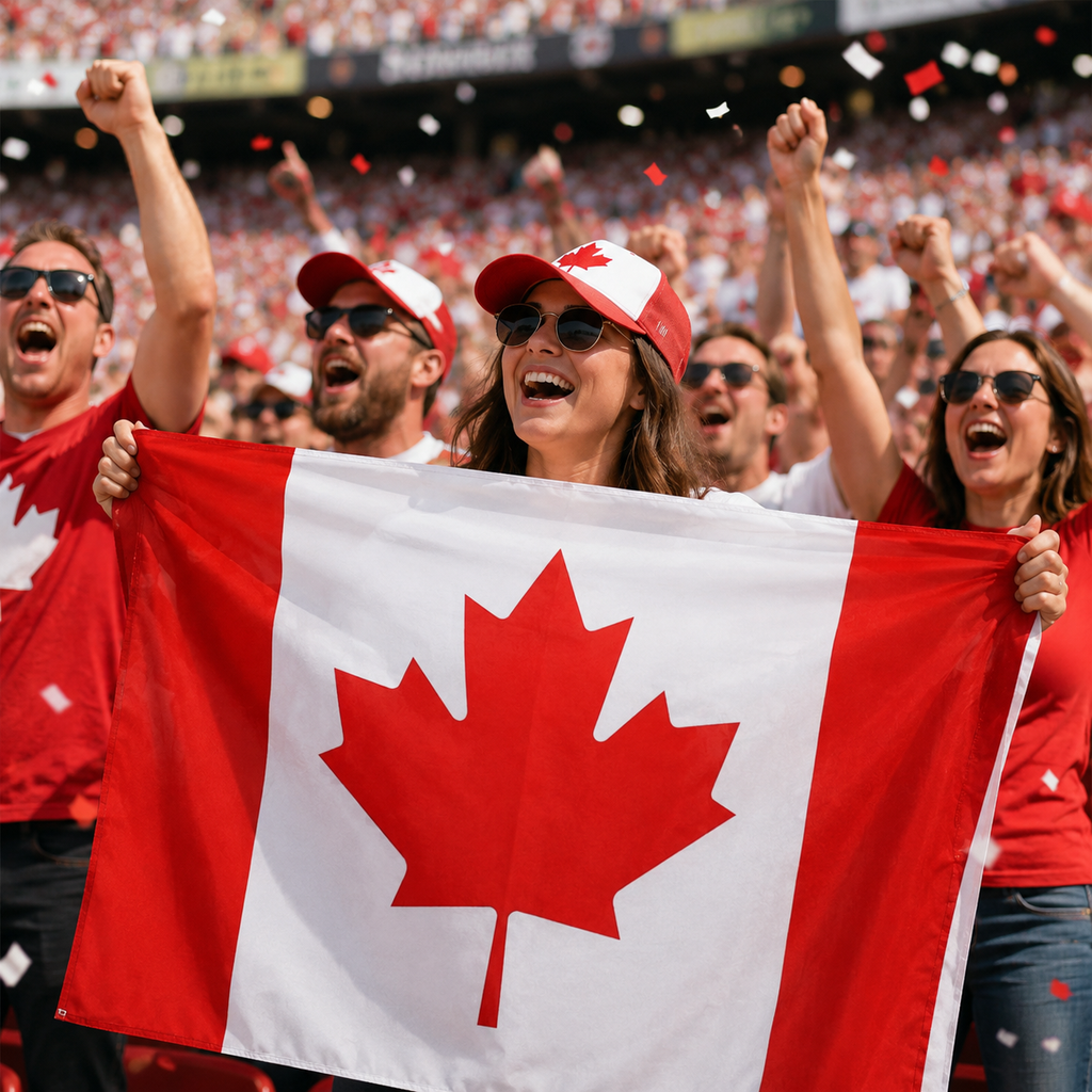 Canada 2026 World Cup Wearable Body Flag 90x150 cm Fan Flag