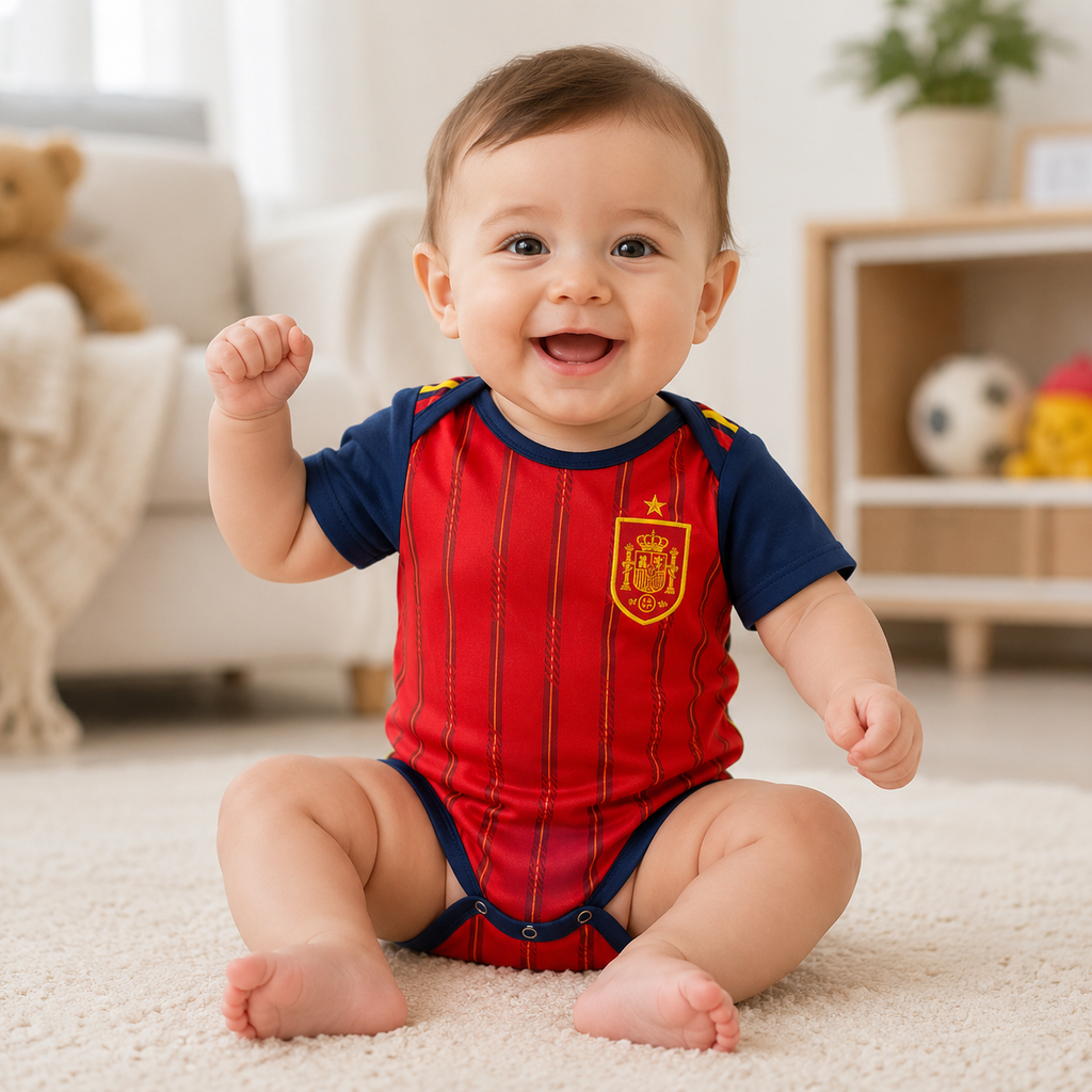 Baby Football Romper Infant Bodysuit Spain 2026 World Cup Home Away