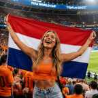 Netherlands 2026 World Cup National Flag Rectangular Fan Supporter Flag