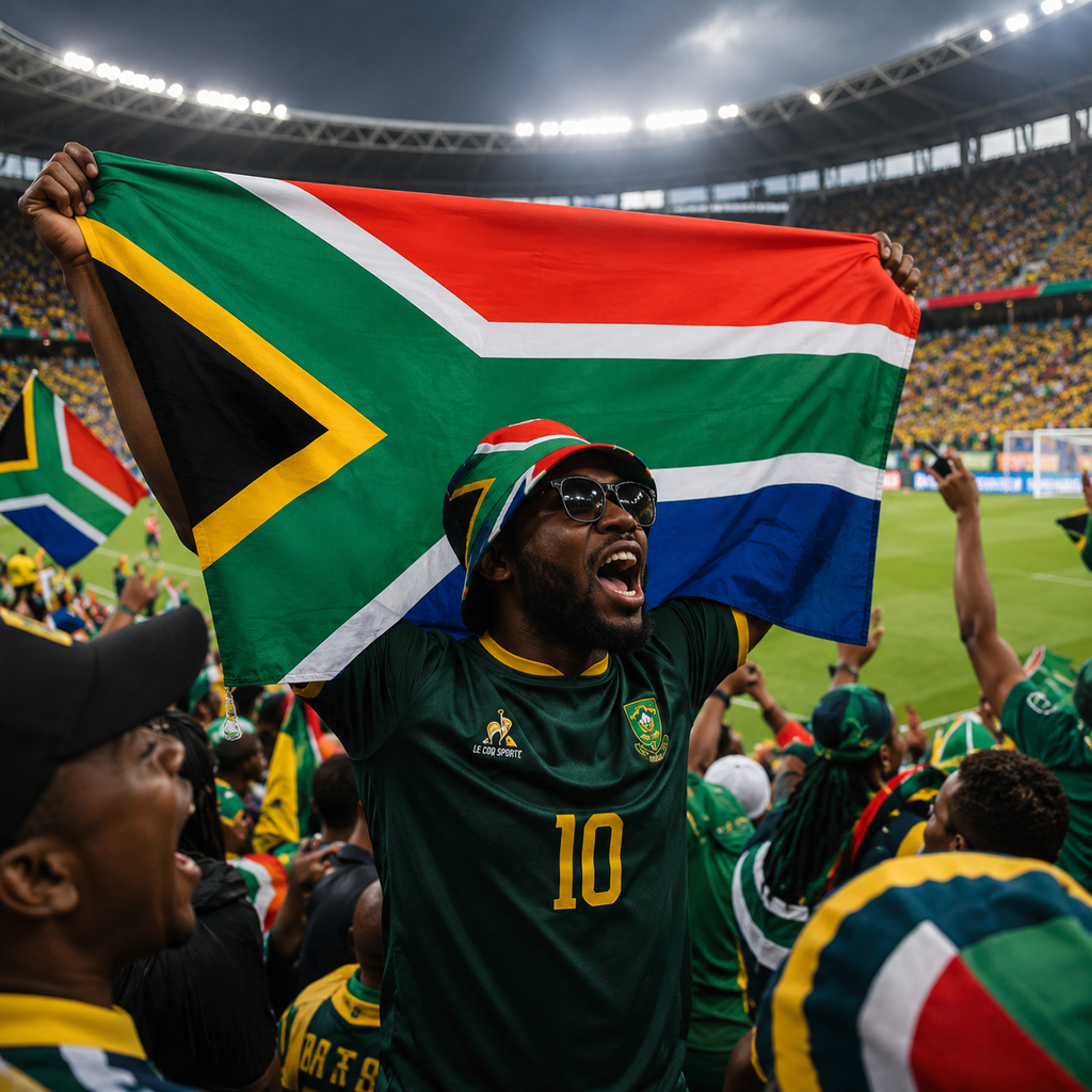 South Africa 2026 World Cup National Flag Rectangular Fan Supporter Flag