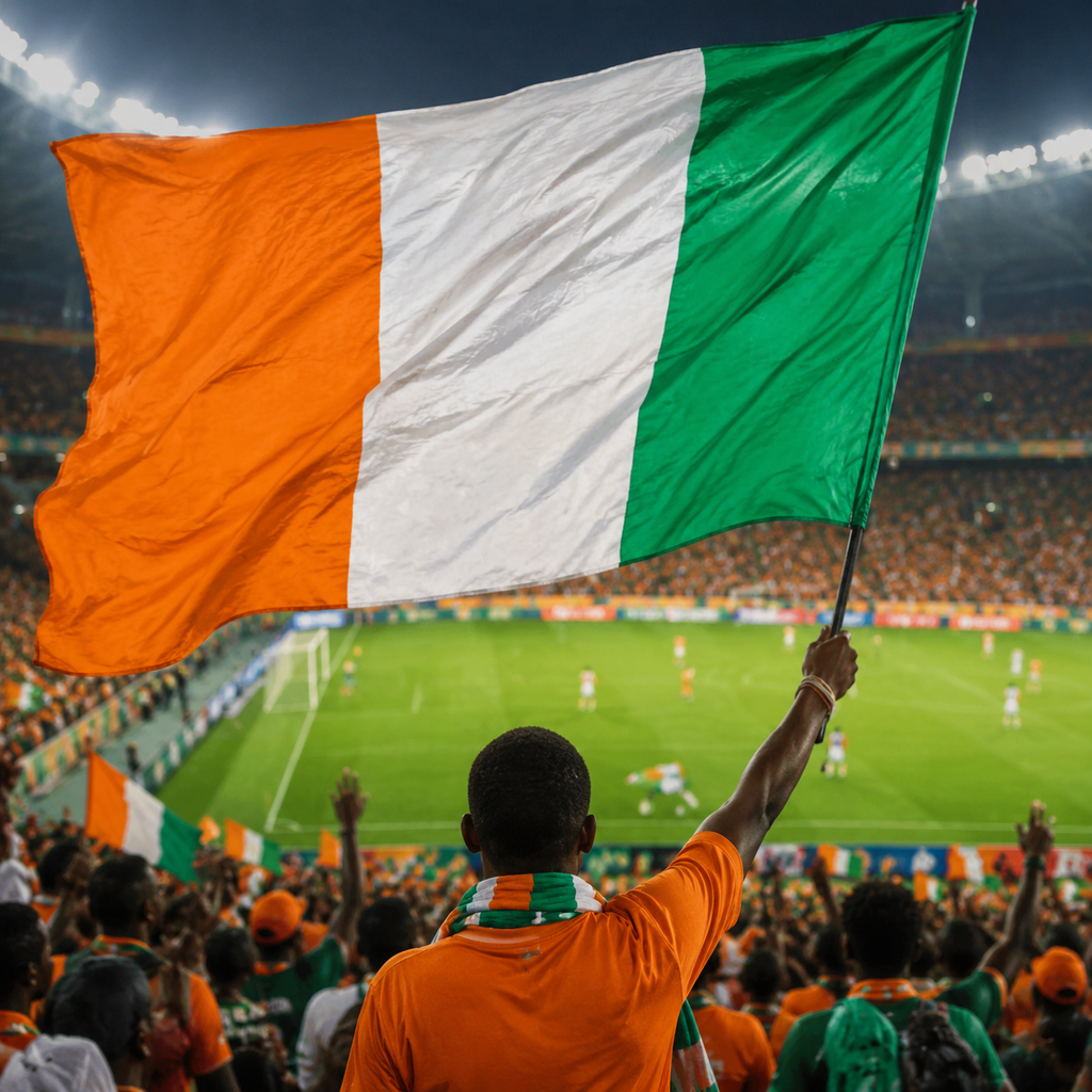 Ivory Coast 2026 World Cup National Flag Rectangular Fan Supporter Flag