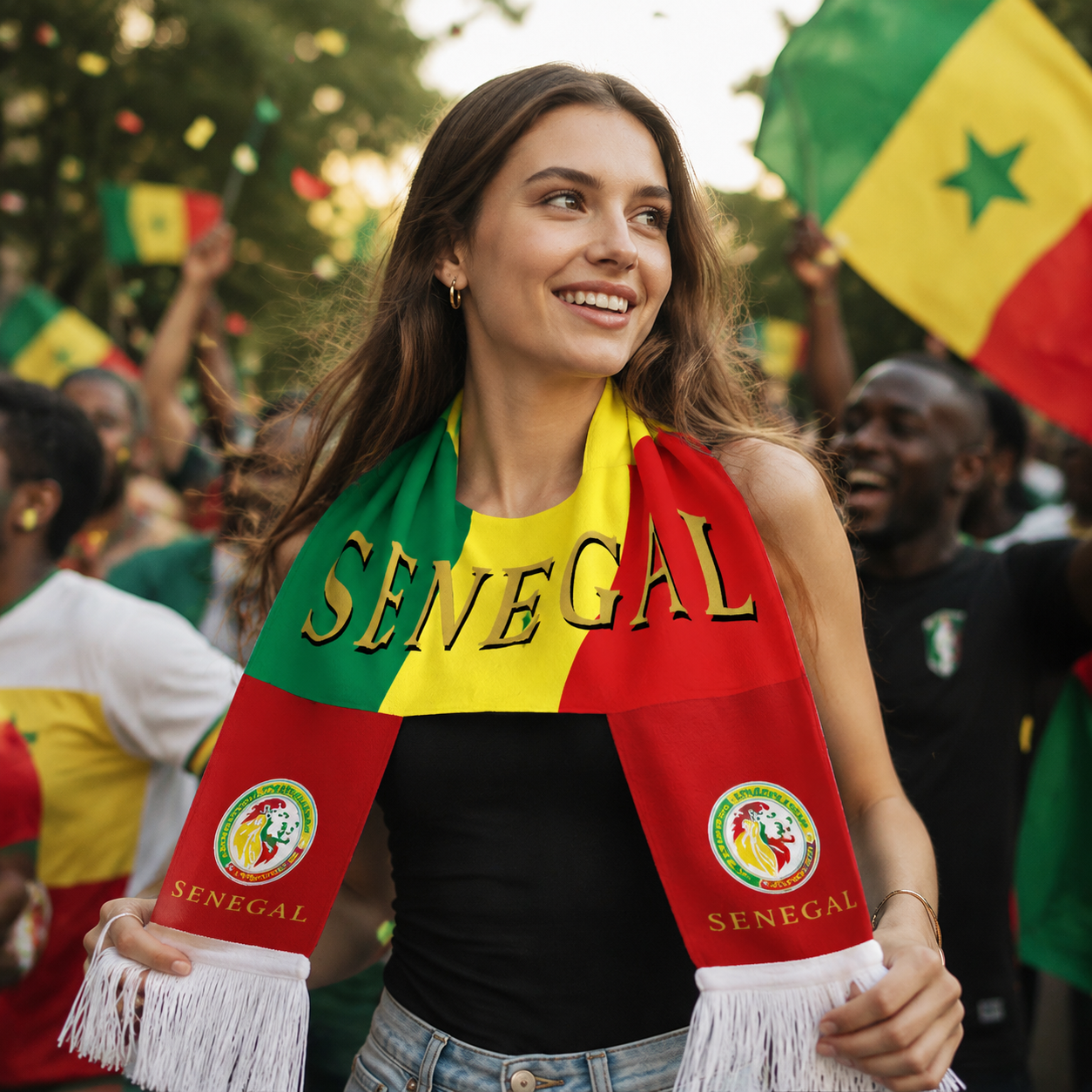 Senegal World Cup 2026 Fan Scarf National Team Supporter Scarf