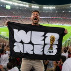 World Cup 2026 Commemorative Rectangular Supporter Fan Flag