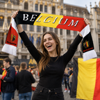 Belgium 2026 World Cup Football Fan Scarf National Team Supporter Scarf