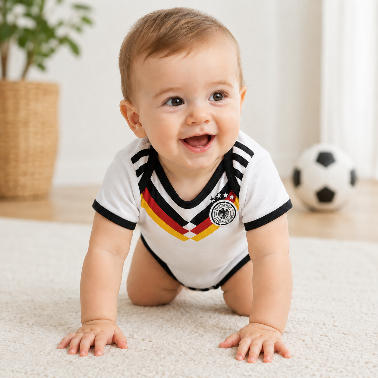 Baby Football Romper Infant Bodysuit Germany 2026 World Cup Fan Apparel
