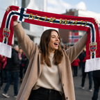 Norway World Cup 2026 Football Fan Scarf National Team Supporter Scarf