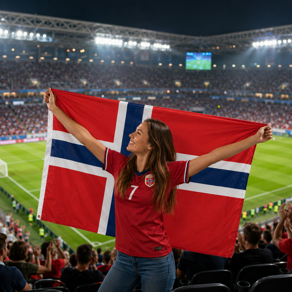 Norway World Cup 2026 Wearable Body Flag Fan Accessory 90x150 cm