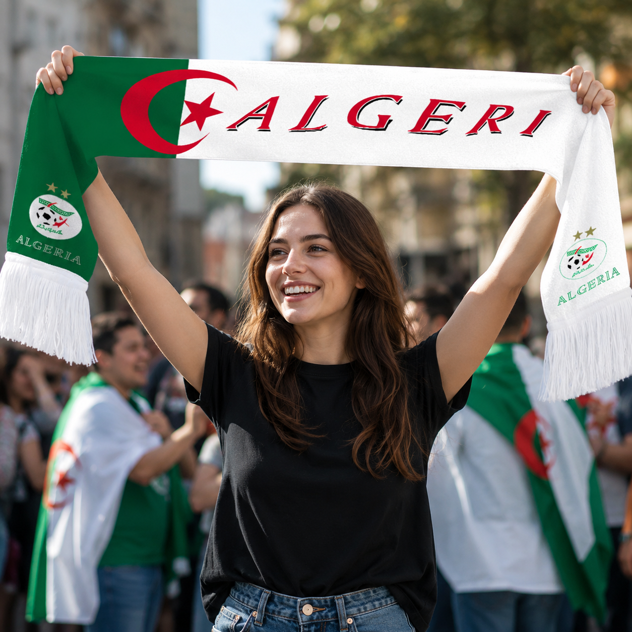 Algeria World Cup 2026 Fan Scarf National Team Supporter Scarf