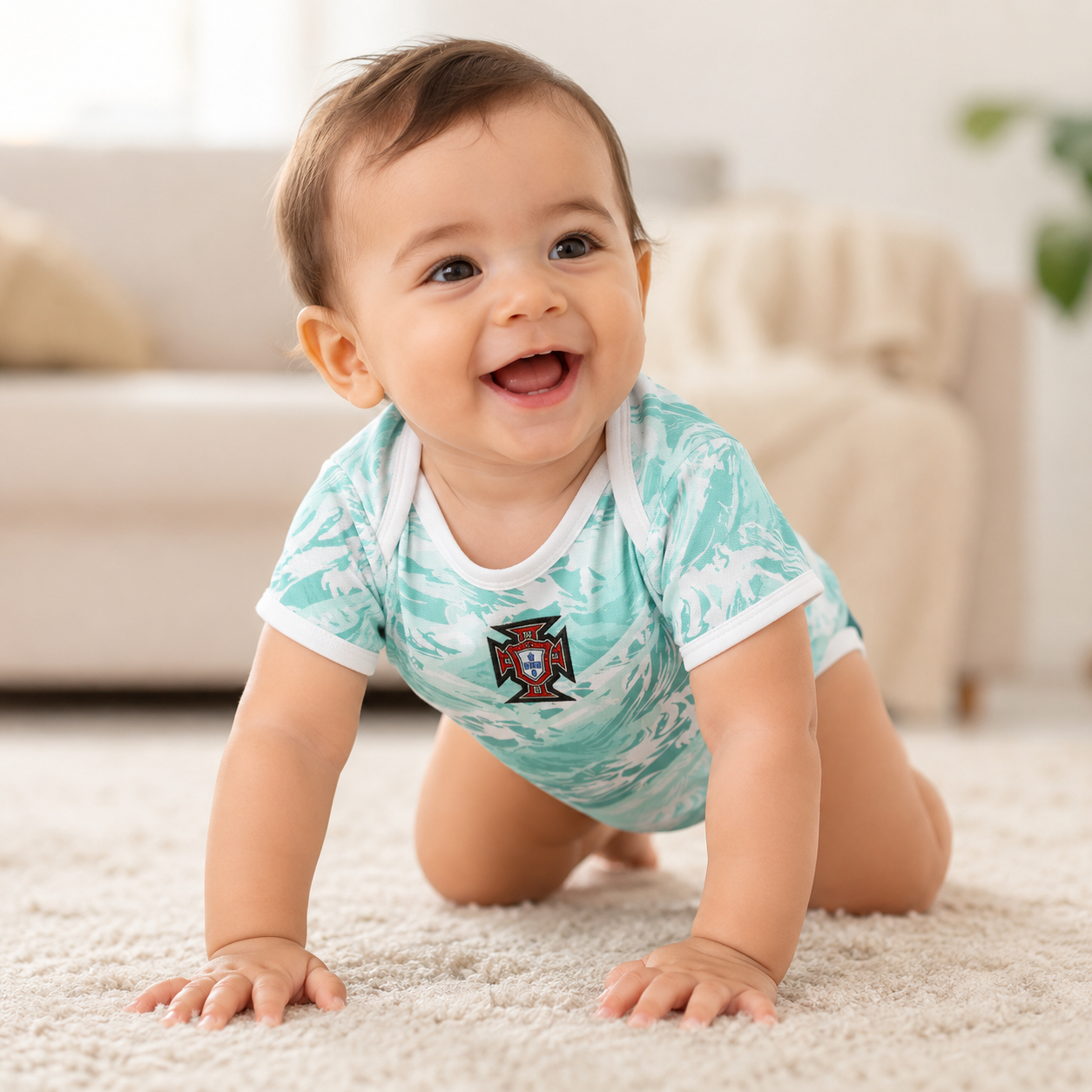 Baby Football Romper Bodysuit Portugal 2026 World Cup Home Away