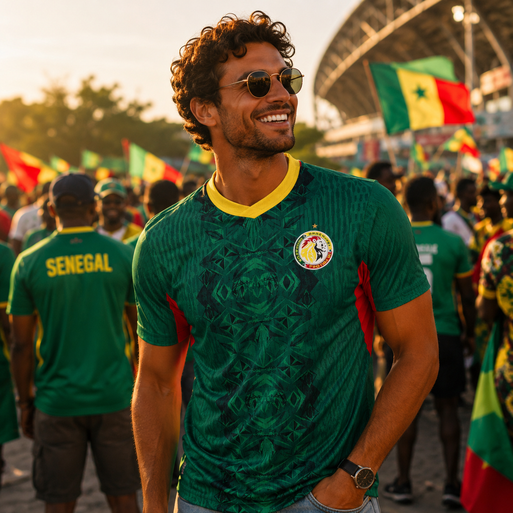 Senegal World Cup Jersey 2026 Mens Football Jersey Fan Shirt
