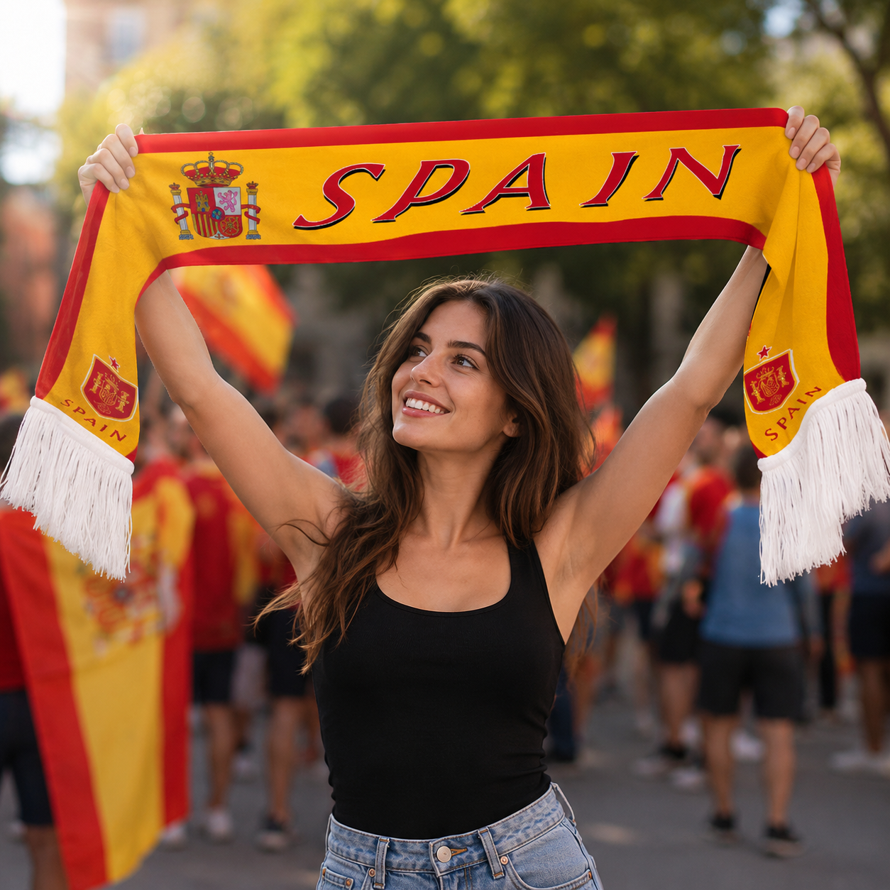 World Cup 2026 Spain National Team Fan Scarf Supporter Scarf