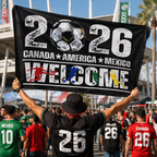 World Cup 2026 America Mexico Supporter Fan Flag Rectangle