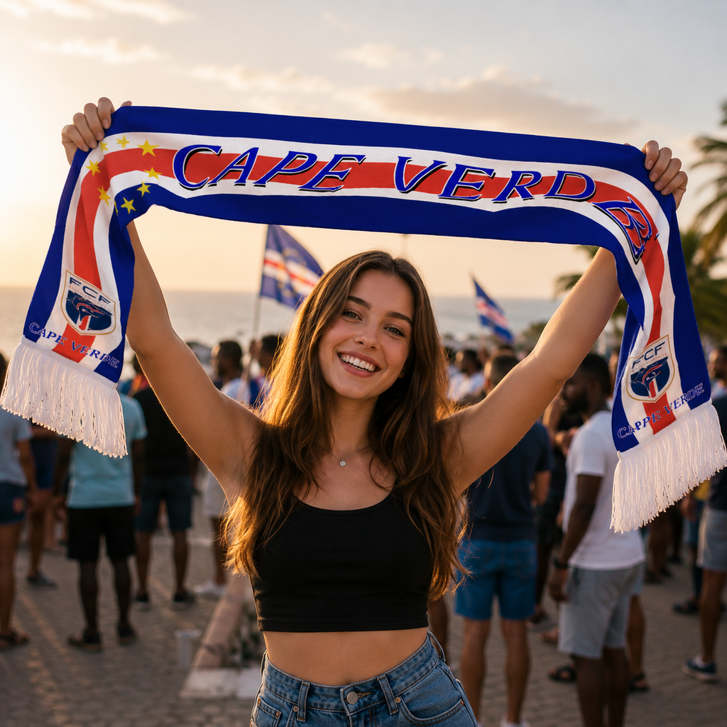 World Cup 2026 Cape Verde National Team Fan Scarf