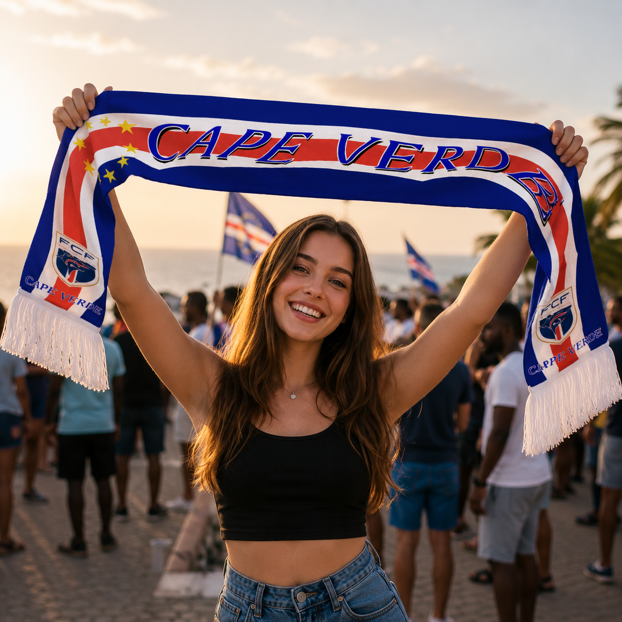 World Cup 2026 Cape Verde National Team Fan Scarf