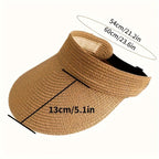 Foldable Wide Edge Sunshade Sun Crown UV Protective Sun Hat