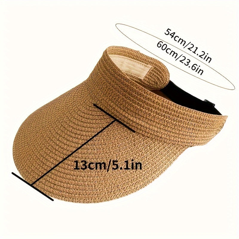 Foldable Wide Edge Sunshade Sun Crown UV Protective Sun Hat