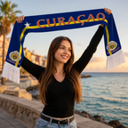 Curaçao 2026 World Cup Football Fan Scarf National Team Supporter Scarf